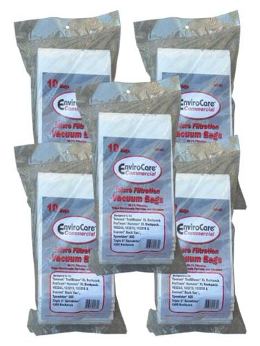 50 ProTeam 103191 Vacuum Cleaner Bags Model Everest Backpack Li'l Hummer 103218, 103219, 103244