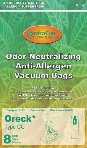 Generic Paper Bag for Oreck Type CC Manufacturer Part No.: A713