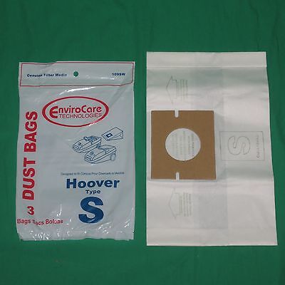 Hoover Style S Canister Vac Bags Power Turbo Max Spectrum Windtunnel Type Vac [45 Bags]