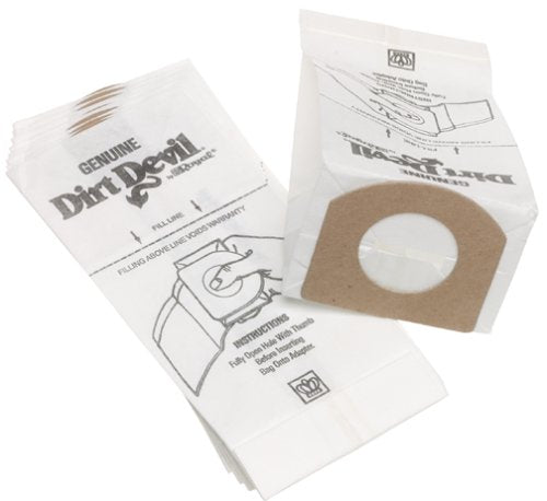 Dirt Devil. Style G Genuine 10 Pack Vacuum Bags