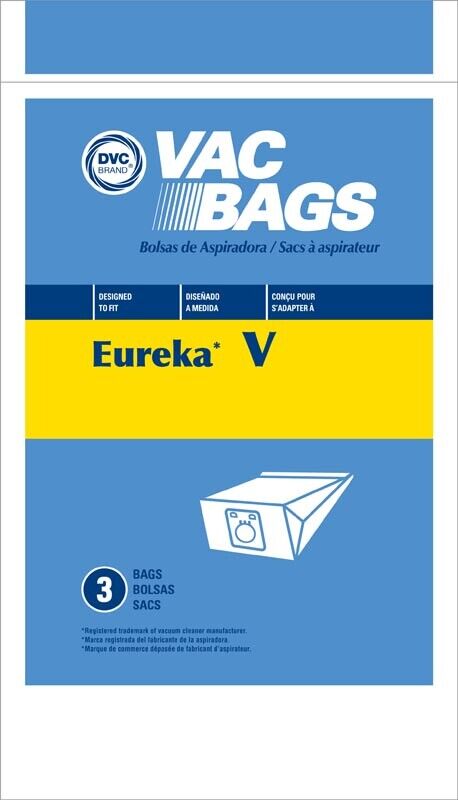DVC Eureka Style V Micro Allergen Vacuum Cleaner Bags Made in USA [ 18 Bags ]