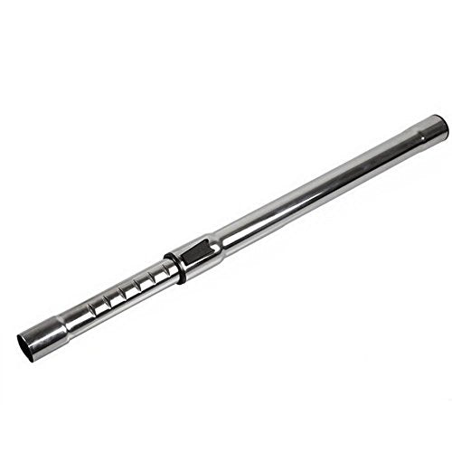 1-1/4inch 32mm Chrome Telescopic Hose Metal Vacuum Wands Hose Vacuum 1.25inch Extension Wand Extends to 31.5inch Long for Most Brand Vacuum