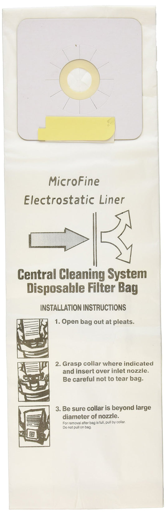 EnviroCare Replacement Micro Filtration Vacuum Bags Designed to Fit Nutone Central Vacuums 3 Pack