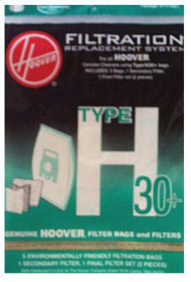 Hoover 40101001 Vacuum Bag and Filter Set, Type H-30 Genuine Original Equipment Manufacturer (OEM) Part