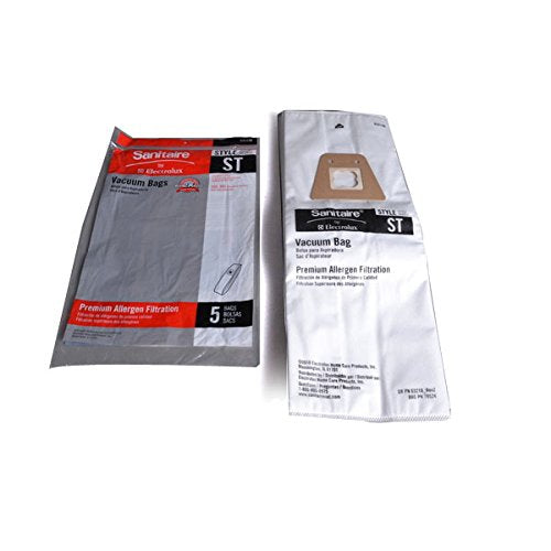 Replacement Part For Eureka e Style ST, SC-600 Upright Vacuum Cleaner Paper Bags 5PK # compare to part 63213B-10