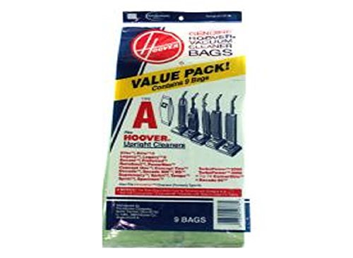 Hoover Type A Upright Value Pack Paper Bags 9 PK Genuine OEM # 4010221A