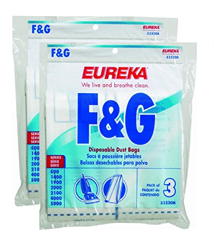 Genuine Eureka F&G Disposable Dust Bag 52320C-6 6-