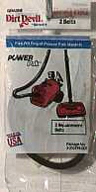 HOOVER/TTI FLOOR CARE 3-210395 Power Pak Vac Belt (2 Pack)