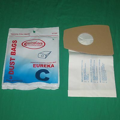 Eureka Style C Vacuum Bags Type Vac Mighty Mite Floorshow 52318 54021 54921 5769