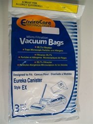 Generic Eureka Micro Filtration bags Style EX 3 bags