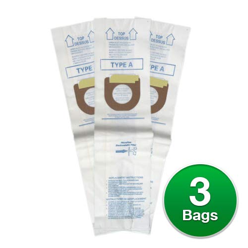 EnviroCare Replacement Micro Filtration Vacuum Bags for Hoover Type A Uprights Bags (3 Bags)