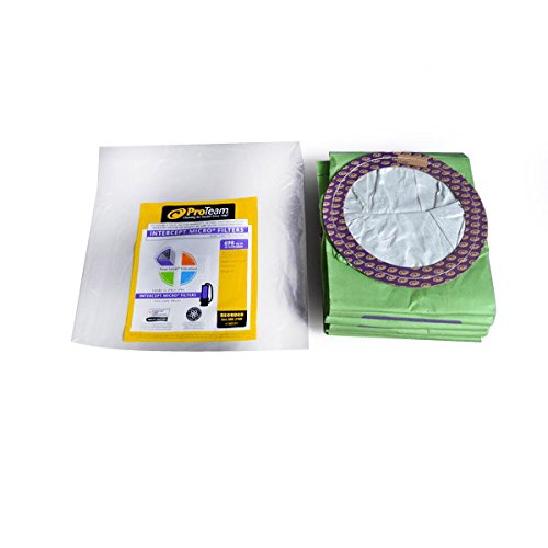 Replacement Part For Proteam 10 Quart Vacuum Super Coach Micro Bags (10PK) # compare to part 100331
