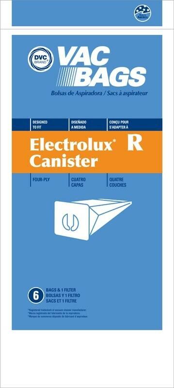 Electrolux Style R Canister 4ply Vacuum Cleaner Bags by DVC Made in USA