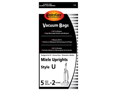 Replacement Vacuum Bag for Envirocare 7805130 / 210 / Style U (Single Pack) Replacement Vacuum Bag