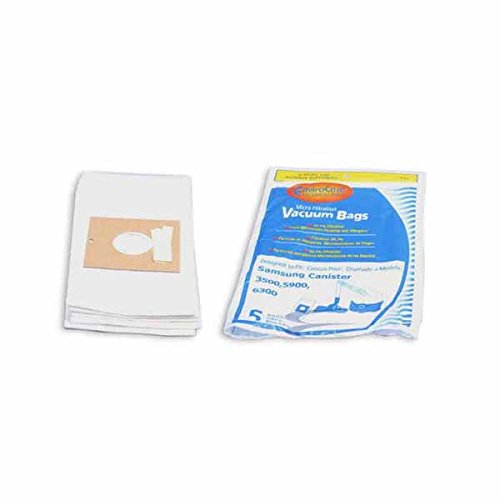 Replacement for Samsung 15 3500 5800 5900 6300 Canister Vacuum Bags 6700 # compare to part SMR-1405