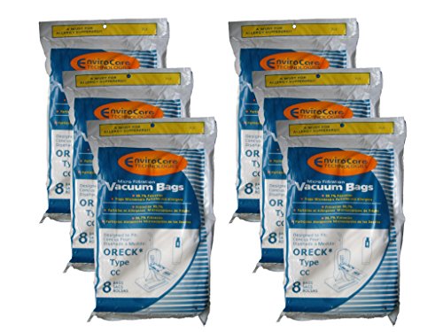 Replacement Type C Vacuum Bags for Oreck PK800025 / 813 - 48 Count