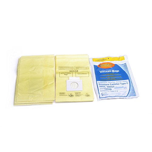 Replacement for Kenmore Canister Style 5055, 50557, 50558 Bags # compare to part 609226, 609307