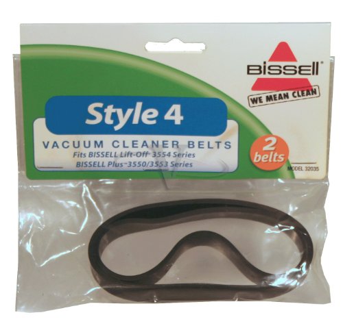 Genuine Bissell Flat Vacuum Belts Style 1 & 4 3554, 3550, 3553, 32035  OEM Vac [6 Belts]