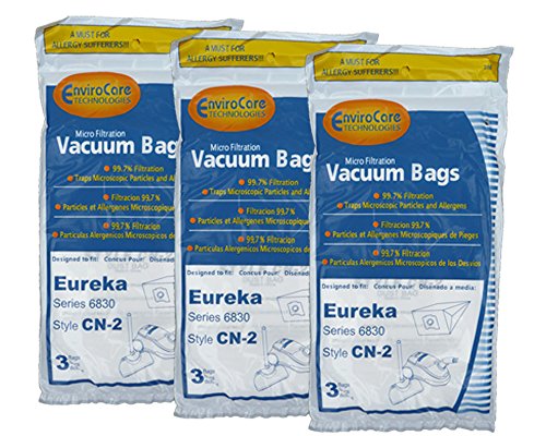 9 Eureka EX Canister Allergy Microfiltration Vacuum Cleaner Bags