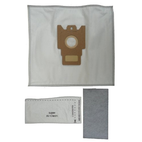 20 Miele F J M Allergen Canister Vacuum Bags + Filters, Compact Canisters, Midsize, Series, Zephyr Cat & Dog, Polaris, Galaxy Series Vacuum Cleaners, 7291640, S516, S4780,S524i, S246i,,S344i, S301i, S312i, S314i