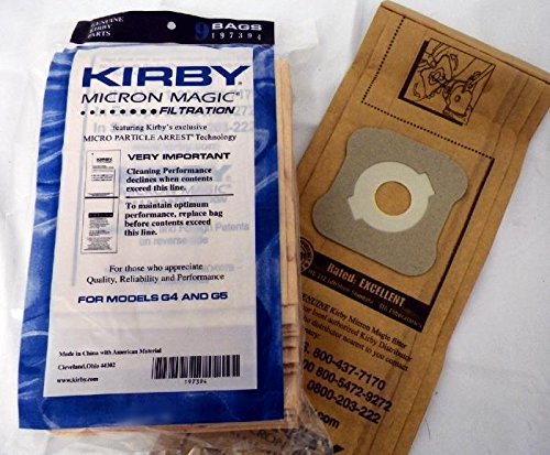 Kirby Bags for G4, G5, Gsix Micron Magic 197394, 9 Pack