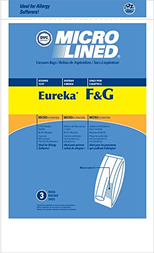 PAPER BAG, EUREKA STYLE F&G MICRO-LINED DVC 3PK