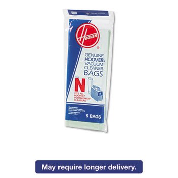Hoover Commercial Portapower Vacuum Cleaner Bags, 5, Green White