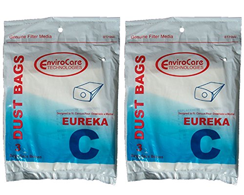 EnviroCare 6 Eureka C Floorshow Allergy Mighty Mite Canister Commercial Vacuum Bags