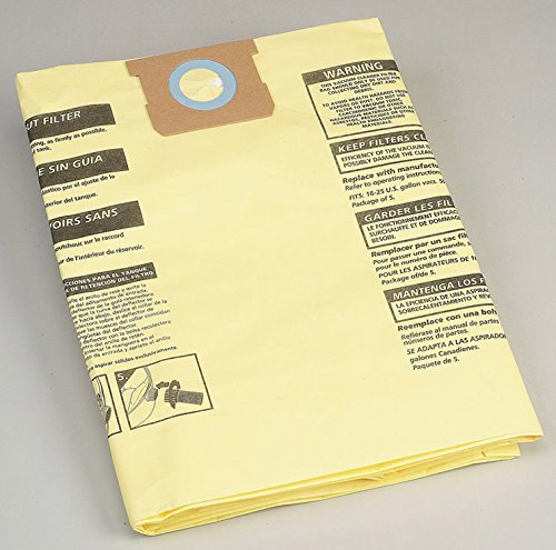 Shop Vac 906-73-33 16 To 22 Gallons High Efficiency Collection Filter Bags 2Pk