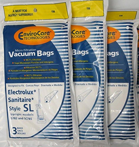 Household Supplies Vacuum Cleaner Bags 9 Allergy Bags for Eureka & Sanitaire Vacuum Style SL