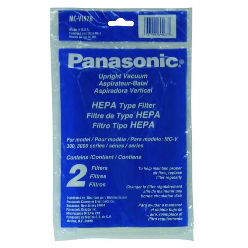 Panasonic MC-V197H 2-Pack Upright HEPA Filter