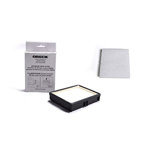 Oreck Buster B Models BB1000DC, BB1200DB, BB1200DBB Hepa, Exhaust and Secondary Filter Kit