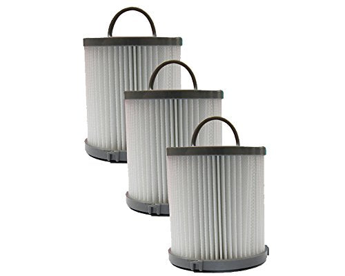 (3) Eureka DCF 21 Pleated Dust Cup HEPA w/activated Charcoal Vacuum Filter, Sanitaire Upright Bagless, Comfort Clean, Airspeed, Pet Lover Lite, Whirlwind, Expert Vacuum Cleaners, 68931A, 67821, 3276AZ 68931-2