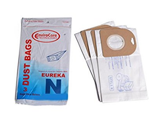 Eureka Style N Vacuum Bags 57988B-6, 107SW Mighty Mite 2 Canister Type Vac MM-II [6 Bags]