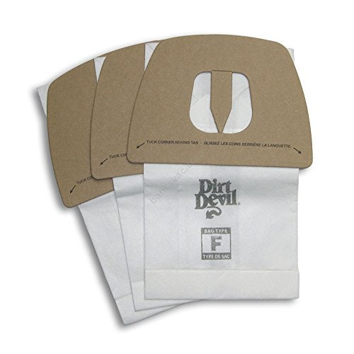 Dirt Devil Canister Type F Paper Bags 3PK 3200147001