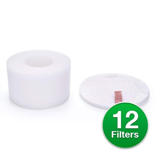 EnviroCare Vacuum Filter for Shark XFF680 / F670 / Foam Filter (6 Foam + 6 Felt Filter)