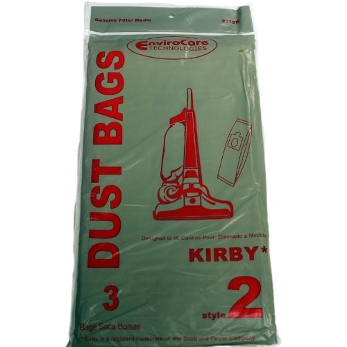 EnviroCare Replacement Vacuum Cleaner Dust Bags for Kirby Style 2 Uprights 3 Pack