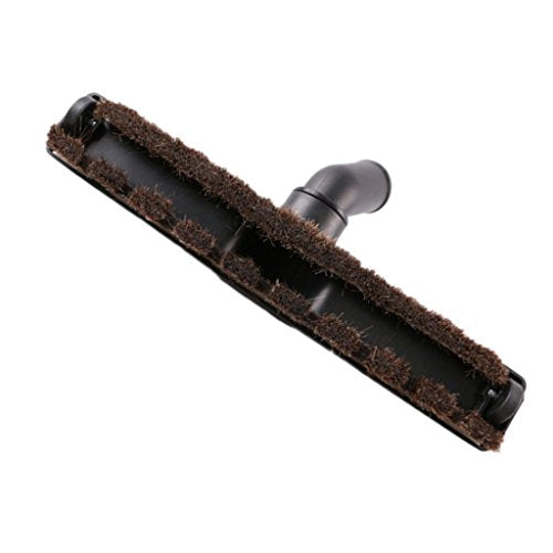 Fenteer Universal Vacuum Attachment Horsehair Floor Brush Head Timber Wood Hard Floor Care for Most Vacuum Cleaners with 32mm/1-1/4'' Inner Dia. 30x5cm