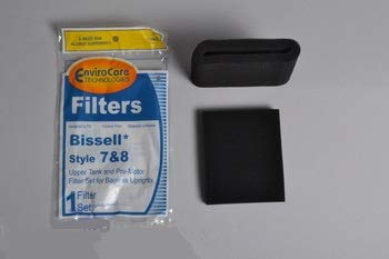 Bissell Filter Foam 7/8 Upright 2PK Upper Tank Filter & PRE Motor Filter Set # F942