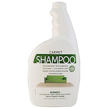 Kirby 252703S SHAMPOO, UNSCENTED       ALLERGEN CONTROL 32OZ