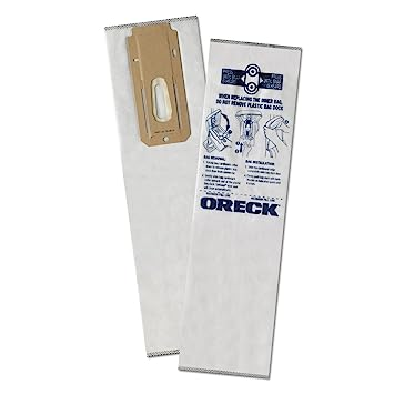 Genuine Oreck XL Upright Vacuum Bags Type CC, CCPK80H Charcoal Odor Reducing OEM [Single Loose Bag]