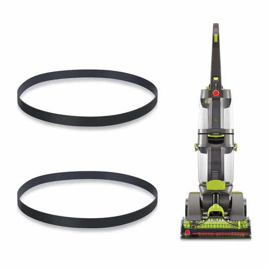 LANMU Replacement Belts Compatible with Hoover Models FH51000, FH51001, FH51002 Series Dual Power Max Carpet Vacuum Cleaner, Non-Stretch Flat Power Belt, Compare to Parts 440005536 (Pack of 2)