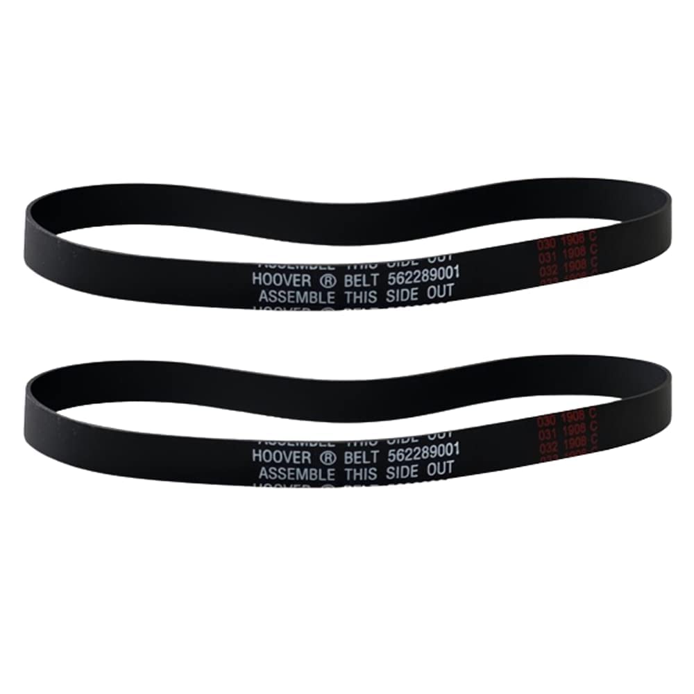 Replacement Part For Hoover T-Series Flat Non-Stretch 2 Belts Replacement Part For Models UH70205, UH70935, UH70210, UH70604, UH72630, UH72635, UH71250 # compare to part AH20065, 562289001