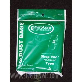 Envirocare ShopVac All Around Type A
