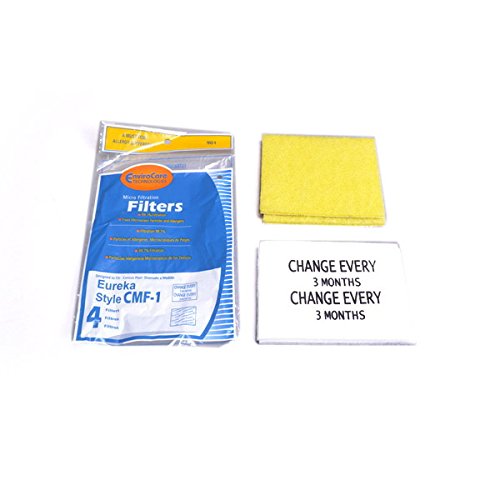 Replacement for Eureka (3 Sets Victory Whirlwind Type CMF1 Upright Vacuum Cleaner (2) Micron Cyclonic Cassette & (2) Motor Foam Filters e 61940, 61940A, 60696, 61333, 61333A, 39334, 38469, 39292 Kit