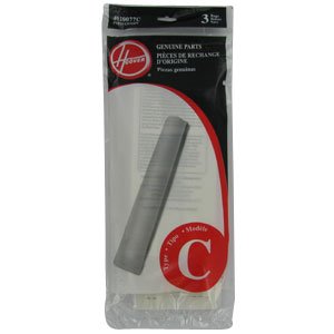 Hoover Type C Vacuum Bags for Convertible Upright 3PK # 43651050, 4010003C, 4010077C, 302SW