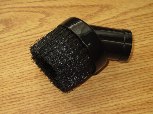1 1/4" Universal Black Nylon Bristle Dust Brush Fit 1.25" Attachment Vacuum Tool