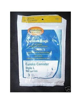 EnviroCare Replacement Micro Filtration Vacuum Bags Designed to Fit Eureka Style L 930, 965 Series 3 Pack