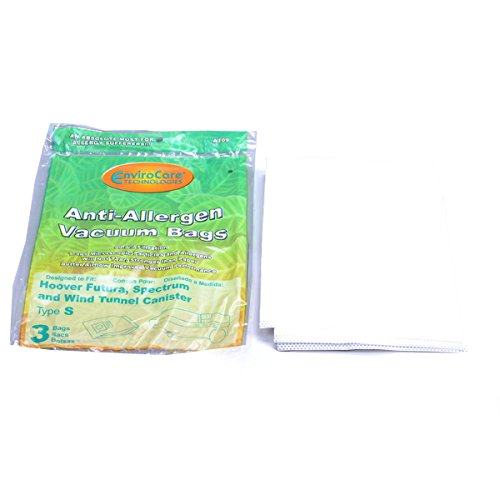 Hoover Type S Anti Allergen Vacuum Cleaner 3 Paper Bags # A109