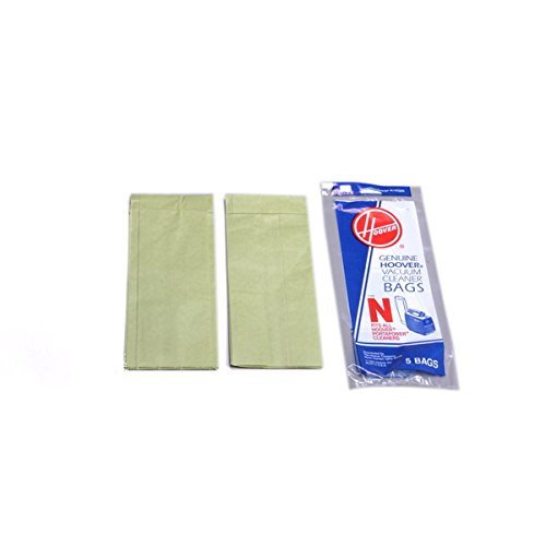 Hoover Type N Porta Power Canister Vacuum 5 Genuine Paper Bags # 4010038N